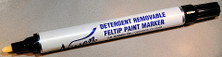 Nissen DRFPBK Black Detergent Removable Feltip Paint Markers, 48/Case