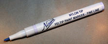 Nissen FPBUF Blue Nylon Tip Feltip Paint Marker-Fine Line, Fine Point Size