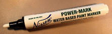 Nissen WBWH White Acrylic Feltip Paint Marker