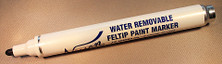 Nissen WRFPBU Blue Water Removable Feltip Paint Marker, 12/Pk