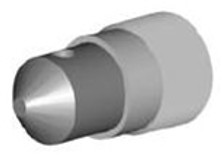 Kennametal 19509053 5/16" (7.9mm) x 3 R090 Series ROCTEC 90 Deg angle nozzles
