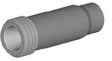 Kennametal 2015664 3/8" TLVE-50mm AP Series tungsten carbide long venturi nozzles