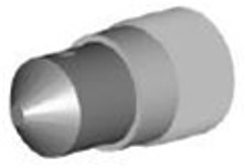 Kennametal 19504553 5/16" (7.9mm) x 3 R045 Series ROCTEC 45 Deg angle nozzles