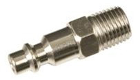 Legacy A73440-X Type D 1/4" male air plug, steel, 1/4" Body, bagged, bulk