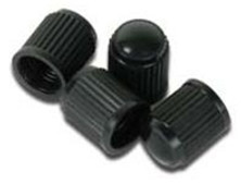 Legacy TH0101 Black plastic valve caps, 4 pack
