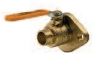 Legend Valve 101-094 3/4" S-1002FLG SWT X FLG, Isolation Ball Valve, Brass