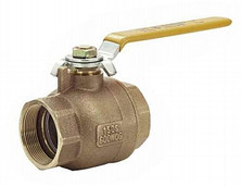 Legend Valve 101-227 1-1/2" T-901 Ball Valve, Bronze, Full Port, Gland Follower