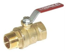 Legend Valve 101-520 1/8" T-900 Male x Female Ball Valve, Large Port