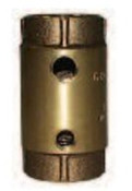 Legend Valve 105-437 1" T-450H Bronze In-Line Check Valve w/ 2 Holes