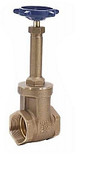 Legend Valve 104-636 1-1/4" S-417 Bronze Gate Valve, Rising Stem, C x C