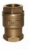 Legend Valve 105-623 1/2" T-456 PTFE Ball Check Valve, In-Line, Bronze