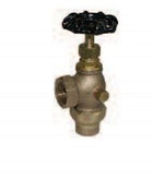 Legend Valve 111-116 1"Flare x1"I.P.S. T-442, Bronze Angle Meter Valve w/ Waste