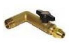 Legend Valve 111-206 1/2" M X 3/8" FL T-566 1/4" Turn Hard Seat Oil Tank Valve