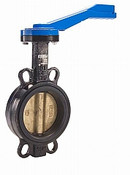 Legend Valve 116-425 5" T-337AB Cast Iron Butterfly Valve, BUNA-N Seat, Wafer