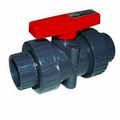 Legend Valve 201-186 1-1/4" T/S-603V PVC Ball Valve, True Union