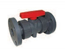 Legend Valve 201-241 4" S-643 PVC Ball Valve, Flanged True Union