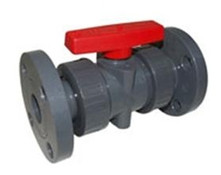 Legend Valve 201-233 1/2" S-643 PVC Ball Valve, Flanged True Union
