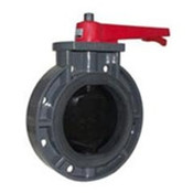 Legend Valve 201-263 2" S-650 PVC Butterfly Valve, Lever Handle