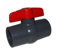 Legend Valve 201-423 1/2" T-602 Grey PVC Ball Valve, NSF Approved