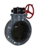 Legend Valve 201-270 8" S-651 PVC Butterfly Valve, Gear Handle