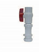 Legend Valve 203-258 2" S-670 PVC Check/Ball Combination Valve