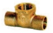 Legend Valve 302-343 1/2" Copper x Copper x FIP Tee