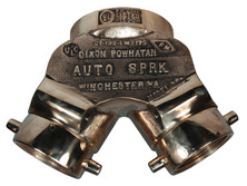 Dixon DCS4025F-P STRAIGHT 4 FNPT X 2-1/2 FNST DBL CLAPPER SIAMESE-POLISHED