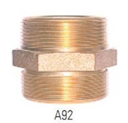 Legend Valve 322-510 A92 1" NPT X 3/4" GHT Double Male Hex Nipple