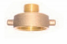 Legend Valve 322-736 A75 2-1/2" NST X 1-1/2" NPT Brass Hydrant Adapter Female x Male