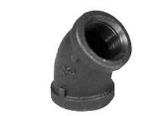Legend Valve 350-024C 3/4" Black 45 Deg Elbow