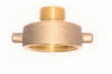 Legend Valve 322-740 A75 2-1/2" NST X 2" NPT Brass Hydrant Adapter Female x Male