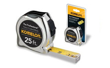 Komelon 425 The Professional Chrome Case 1" X 25 Ft Tape Measure