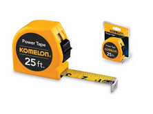 Komelon 3925 Power Tape 1" X 25 Ft Tape Measure, Yellow