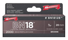 Arrow Fastener BN1812B 3/4-Inch, 18 Gauge Brown Brad Nails, 2,000/Pack