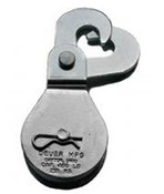 Mini-Mule DB-15HS 1.5" Scissor Hook(Swivel) Deuer Blocks, 420 Lb Capacity