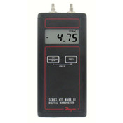 Dwyer 475-2-FM Handheld digital manometer, 0-40.00" w.c.