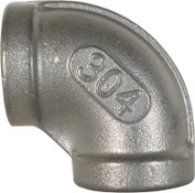 Dwyer A-2022-3 Stainless steel elbow, 90 Deg, 3/8" x 3/8" FNPT