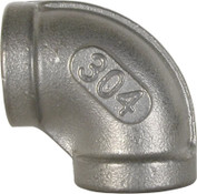 Dwyer A-2022-4 Stainless steel elbow, 90 Deg, 1/2" x 1/2" FNPT
