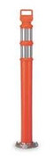 Cortina 03-745AB Perm. Mount Delineator Post w/2 ea. 3" Refl. Bands, Aluminum Base