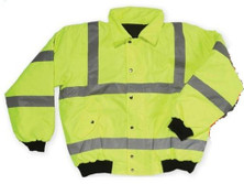 Cortina 03-610-BJLXL Bomber Jacket, Class 3, Lime, XL