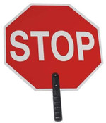 Cortina 03-854 Paddle, Stop/Stop, Plastic 18" Silk-Screened w/9" Polygrip Handle