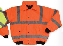 Cortina 03-610-BJOX2 Bomber Jacket, Class 3, Orange, XXL