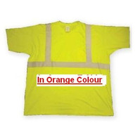 Cortina 03-620-001L Orange T-Shirt, Class 2 w/silver reflective, L