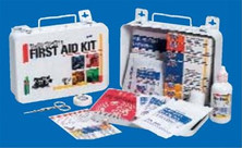 Cortina 04-125 First Aid / Plastic Case Medium Truckers Kit Meets ANSI Z308.1-2003