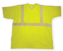 Cortina 03-62L-001XXL Lime T-Shirt, Class 2 w/silver reflective, XXL