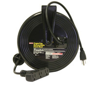 Bayco SL-801 Triple-Tap Extension Cord - 30' 14/3 on Metal Retractable Reel