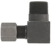 Dixon FLC2501-24 1-1/2" Flareless Bite Tube OD x 1-1/2" Male NPTF Adapter 90 Deg Elbow