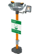 Eye/Face Wash, Pedestal Mounted, Stainless Steel Bowl