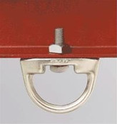 Gemtor AD-2 Anchor D-ring, with 1/2" clear hole for user supplied bolt
