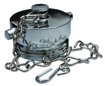 Dixon FP250F-C 2.5" NST PL PLUG/CHAIN POL, CHR BR